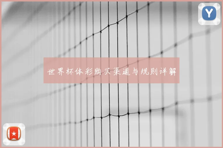 世界杯体彩购买渠道与规则详解