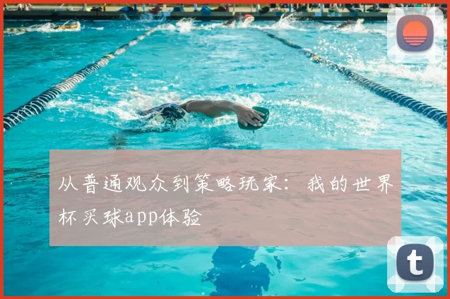 从普通观众到策略玩家：我的世界杯买球app体验